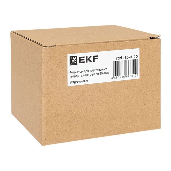  Радиатор для трехфазного твердотельного реле 25-40А EKF rad-rtp-3-40 фото в каталоге от BTSprom.by
