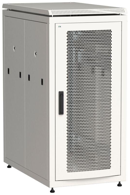 шкаф сетевой linea n 19дюйм 28u 600х1000мм перфорир. двери сер. itk ln35-28u61-pp от BTSprom.by