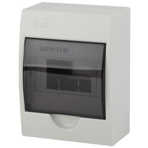 бокс щрн-п-6 мод. навесной пластик ip41 simple no-box_simple-plastic_6_surface эра б0041522 от BTSprom.by