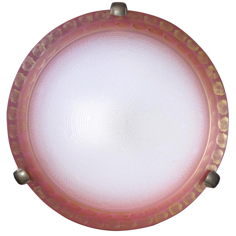 светильник нпб 01-2х60-139 "роса" d300 м16 м16 розовый /клипса бронз. (инд. упак.) элетех 1005202498 от BTSprom.by