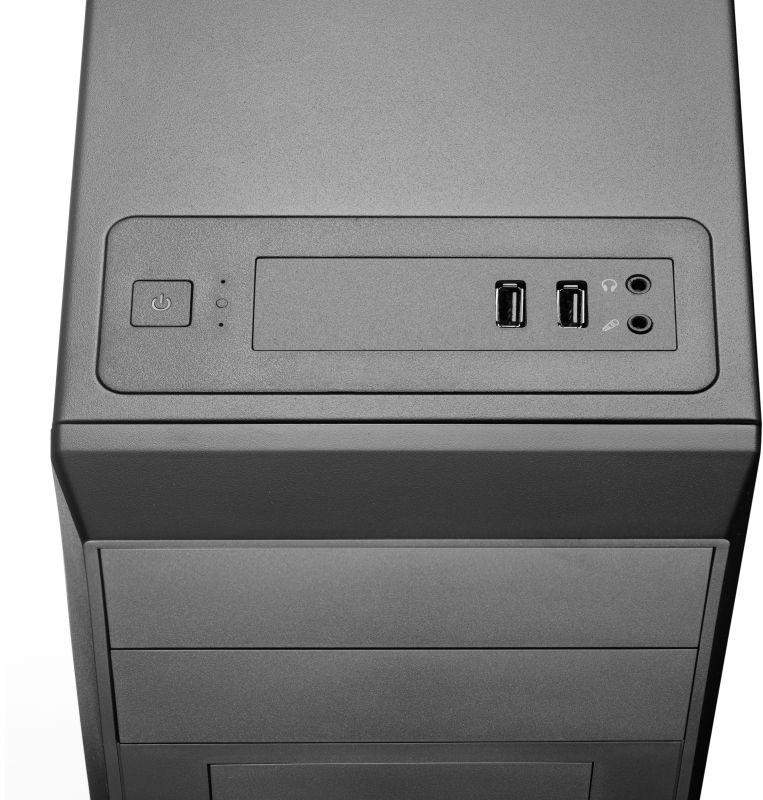  Корпус c блоком питания 450 Ватт Case FL-302 ATX 2х5.25EXT 1х3.5EXT 4х3.5INT 2хUSB2.0 HDA w/o FAN w/450W ATX PSU(80мм) w/1.2m EU pwr cord Foxline 1000589709 фото в каталоге от BTSprom.by