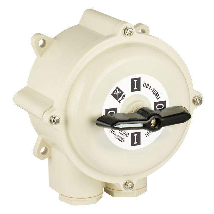 переключатель пакетный реверсивный 1-кл. 100а ip56 пп 3-100/р м2 пл. беж. ekf pp-3-100-4r от BTSprom.by