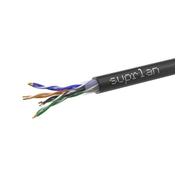 кабель витая пара u/utp кат.5e 4х2х0.51 24awg solid cu pe out. premium 305м (м) suprlan 01-0311-2 от BTSprom.by