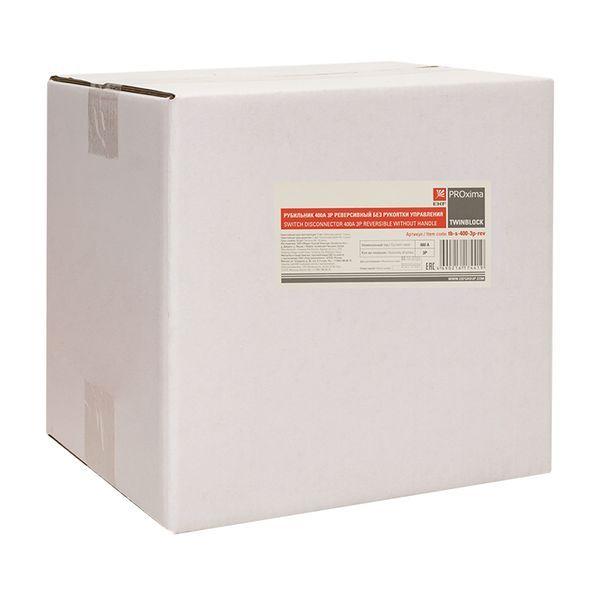  Рубильник 3п 400А реверсивный без рукоятки управления TwinBlock EKF tb-s-400-3p-rev фото в каталоге от BTSprom.by