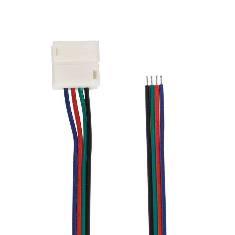 коннектор питания (1 разъем) для rgb led лент 10мм влагозащ. (уп.10шт) lamper 144-028 от BTSprom.by