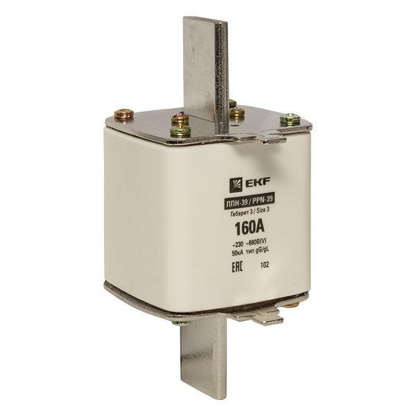 вставка плавкая ппн-39 630/160а габарит 3 proxima ekf fus-39/630/160 от BTSprom.by
