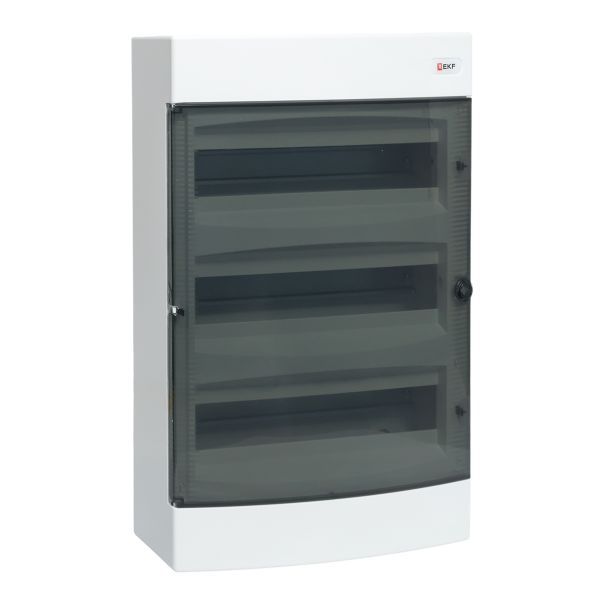 щит распределительный навесной unix 3х18мод. ip41 прозр. дверь proxima ekf ux-3x18-n от BTSprom.by