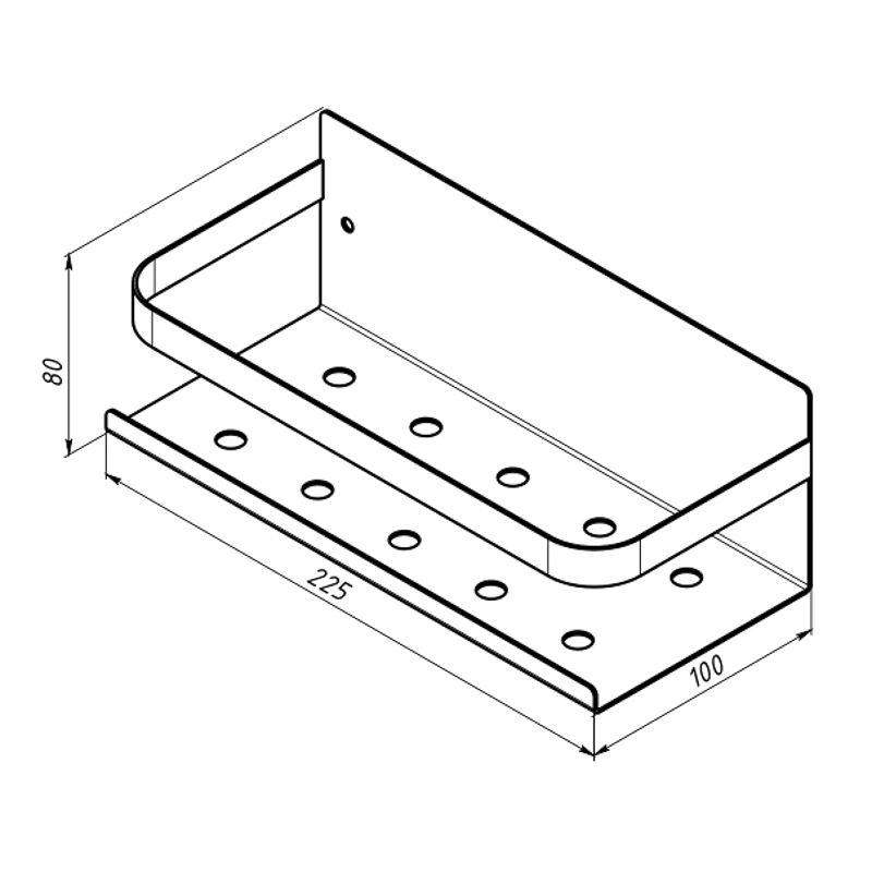  Органайзер кухонный настенный монтаж без сверления бел. Rexant 38-0642 фото в каталоге от BTSprom.by