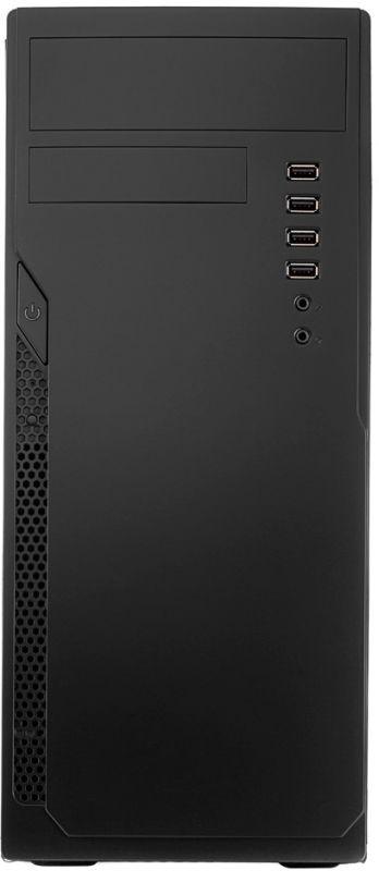 корпус c блоком питания 500 ватт case fl-301 atx 1х5.25ext 1х3.5ext 4х3.5int 4xusb2.0 hda w/o fan w/500w atx psu w/1.2m eu pwr cord foxline 1000493907 от BTSprom.by