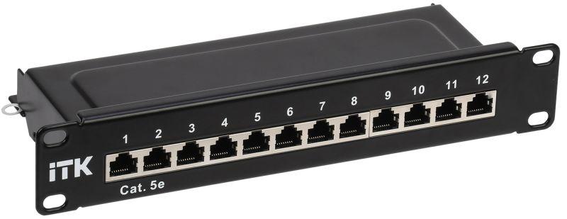 патч-панель 10дюйм 1u кат.5e stp 12 портов dual idc itk pp12-1uc5es-d05-10 от BTSprom.by
