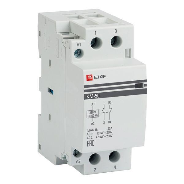 контактор модульный км 50а nо+nc (2 мод.) ekf km-2-50-11 от BTSprom.by