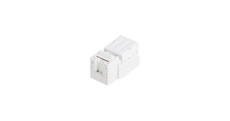 модуль-вставка keystone кат.6 (класс e) 250мгц rj45/8p8c ft-tool/110/krone t568a/b неэкран. со шторк. бел.nikomax nmc-kjue2-st-wt от BTSprom.by