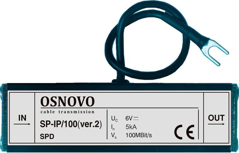 устройство грозозащиты для локал. вычислит. сети sp-ip/100(ver.2) osnovo 11354 от BTSprom.by