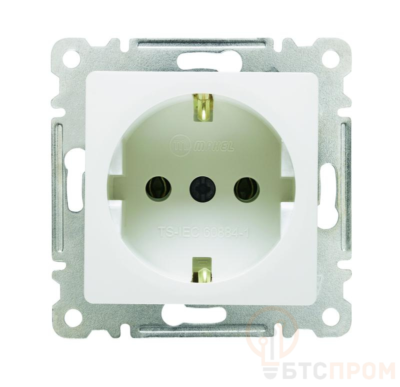 Розетка 1-м СП Lillium 10А с заземл. с панелью механизм бел. Makel 30001028 фото в каталоге от BTSprom.by  Розетка 1-м СП Lillium 10А с заземл. с панелью механизм бел. Makel 30001028 фото в каталоге от BTSprom.by