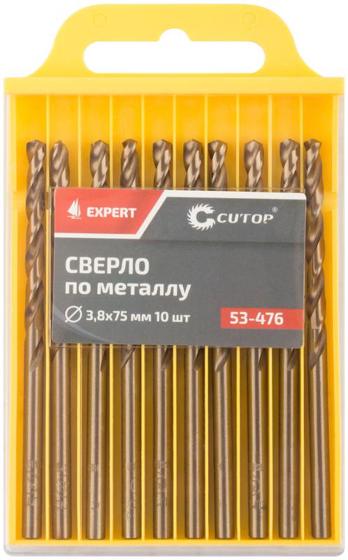  Сверло по металлу EXPERT 3.8х75мм (уп.10шт) Cutop 53-476 фото в каталоге от BTSprom.by