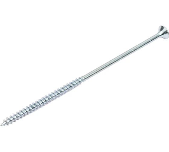 саморез универсальный острый с потайной головкой 6х120 цинк (уп.10шт) промрукав pr08.8949 от BTSprom.by