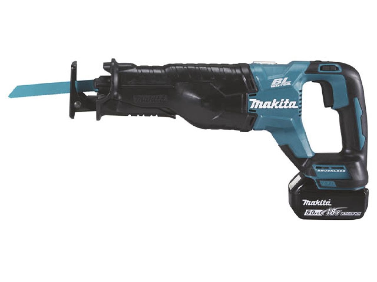 аккум. сабельная пила makita lxt djr 187 rte в чем. (18.0 в, 2 акк., 5.0 а/ч, li-ion, дерево до 255 мм, металл до 20 мм) djr187rte от BTSprom.by