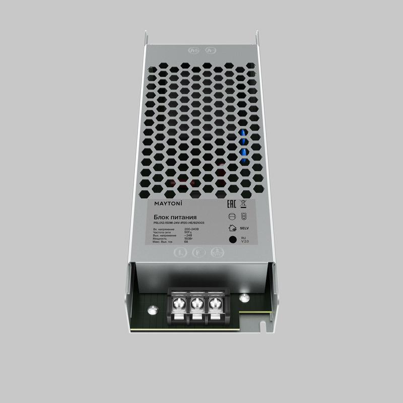  Блок питания PSL012 24В 150Вт IP20 HE Maytoni 821003 фото в каталоге от BTSprom.by
