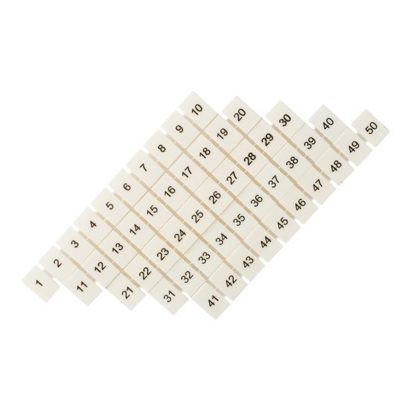 маркеры для ut/st/push-in 2.5 с нумерацией 1-50 (уп.100шт) ekf zb-st-2.5-1-50 от BTSprom.by