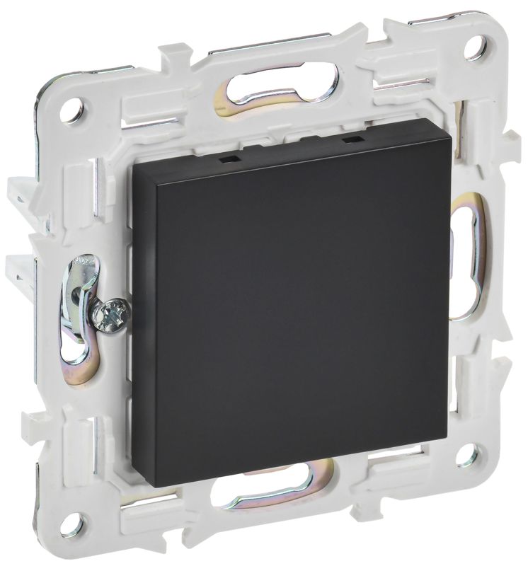 заглушка с суппортом skandy sk-c01bl черн. iek sk-pl10-k02 от BTSprom.by