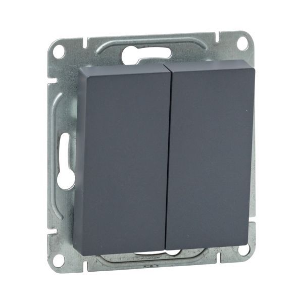 выключатель перекрестный 2-кл. сп эпика механизм графит ekf up1-swg-22 от BTSprom.by