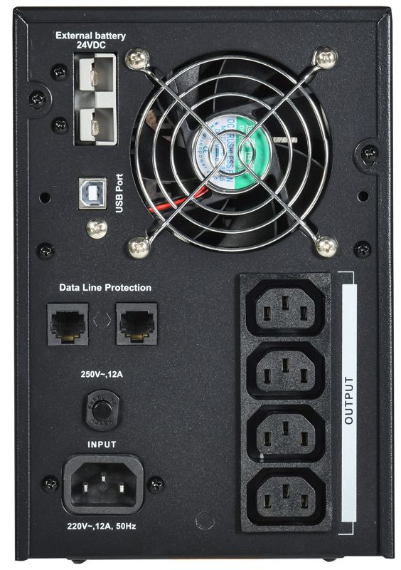  Источник бесперебойного питания ELECTRA LT 1.5кВА/1.2кВт без АКБ USB ITK ELT-1500VA-1-L фото в каталоге от BTSprom.by