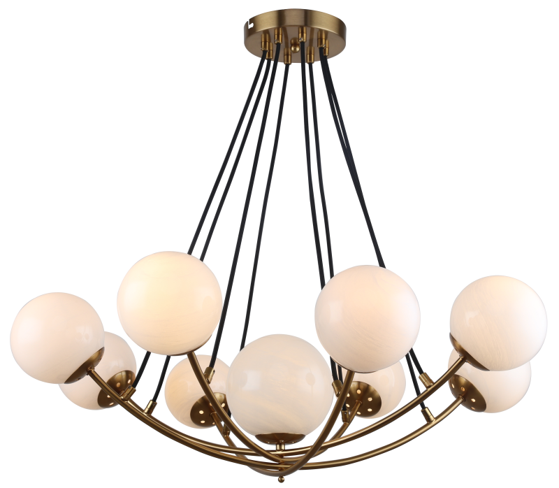 люстра dina 4099-309 9хe14 40вт дизайн rivoli б0055482 от BTSprom.by