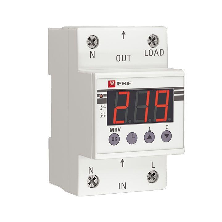 реле напряжения с дисплеем mrv 50а proxima ekf mrv-50a от BTSprom.by
