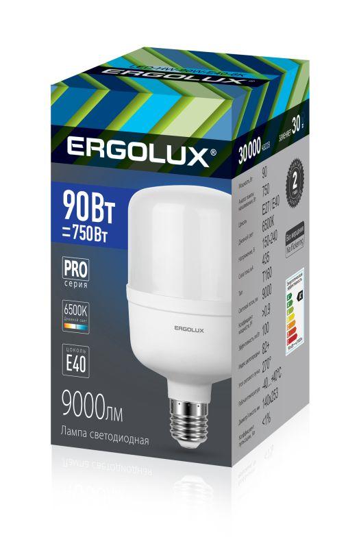 лампа светодиодная led-hw-90w-e40-6k pro 90вт 6500к холод. бел. e40 150-270в ergolux 14332 от BTSprom.by