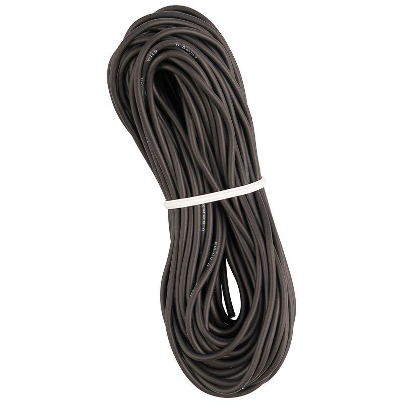  Провод автомобильный ПГВА/ПВАМ 0.5 черн. (уп.10м) Rexant 01-6516-2-10 фото в каталоге от BTSprom.by