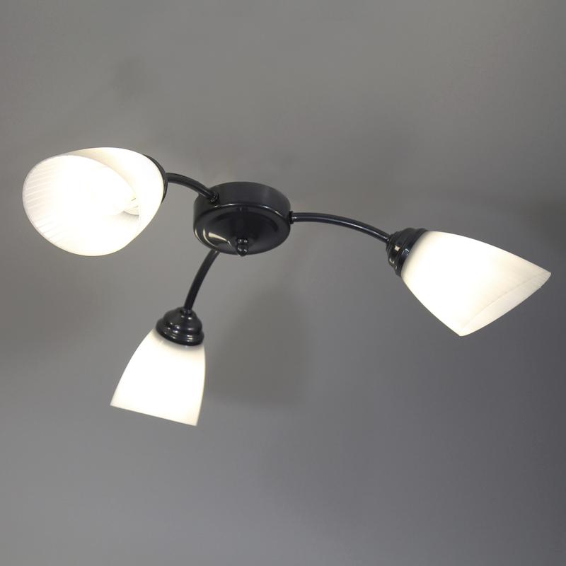  Светильник "Китти" 131 (плафон П0475) НПБ 01-3х60-194 Е27 ИУ хром Элетех 1005404451 фото в каталоге от BTSprom.by