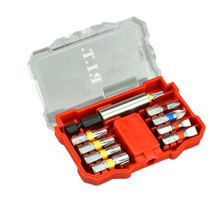 набор бит 25мм 9шт; держатель бит (10 предметов) p.i.t. aset04-0010 от BTSprom.by