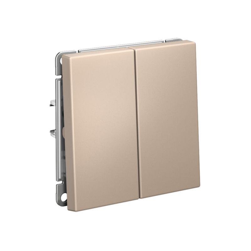  Выключатель 2-кл. ArtGallery 10AX быстрозажим. клем. механизм песочн. SE GAL001251S фото в каталоге от BTSprom.by