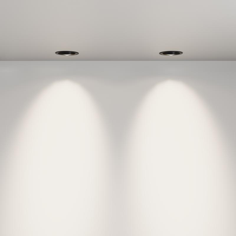  Светильник Lens 12Вт 4000К 70град. встраив. Maytoni DL105-12W4K-B фото в каталоге от BTSprom.by