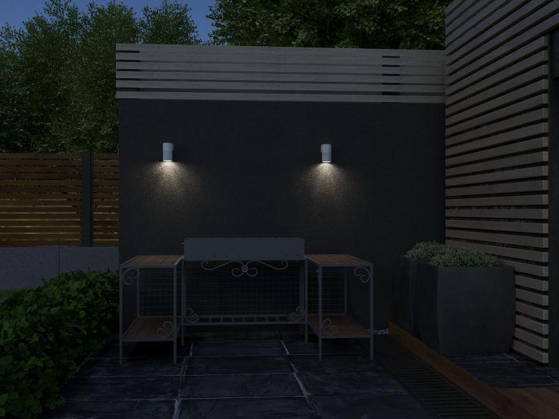  Светильник 5220 GU10 IP65 уличный настенный бел. IEK LT-UBU0-5220-GU10-1-K01 фото в каталоге от BTSprom.by