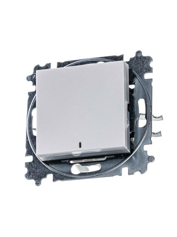 выключатель 1-кл. сп levit ip20 с подсветкой жемчуж./ледяной abb 2chh590146a6068 от BTSprom.by
