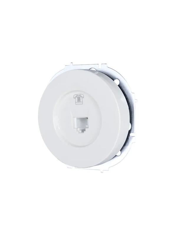  Розетка телефонная СП OSEN RJ11 евро механизм белая LEZARD 743-0288-137 фото в каталоге от BTSprom.by