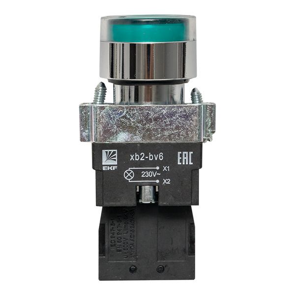  Кнопка BA31 с подсветкой 230В зел. NO PROxima EKF xb2-bw31-230 фото в каталоге от BTSprom.by