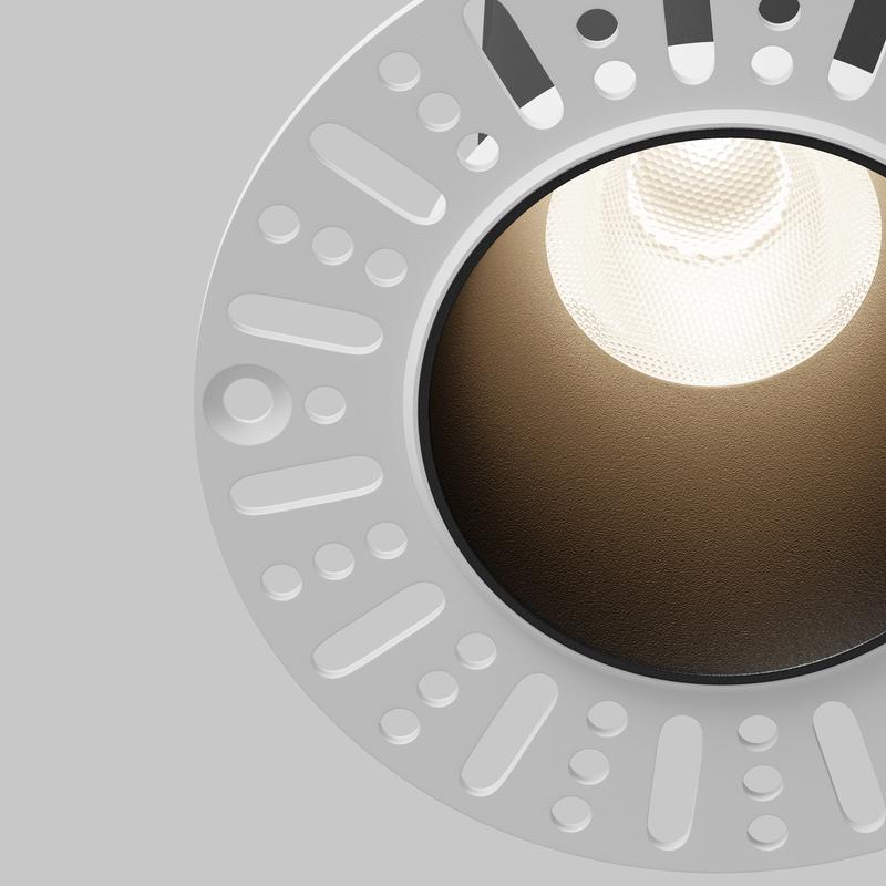  Светильник Dip 10Вт 4000К 50град. встраив. Maytoni DL120-10W-4K-TRS-B фото в каталоге от BTSprom.by