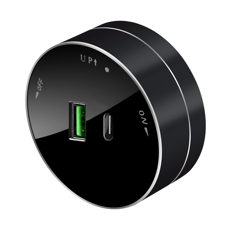 розетка multitrack с 2-мя заряд. устройствами usb тип a+c 18вт 5в/3а антрацит se mtk13003b от BTSprom.by