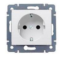 розетка 1-м сп cariva 16а ip20 2p+e немецк. стандарт механизм сл. кость (diy-упак.) leg 695916 от BTSprom.by