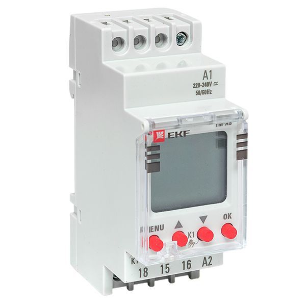 таймер электронный астрономический одноканальный tm-as ekf tm-as-1 от BTSprom.by