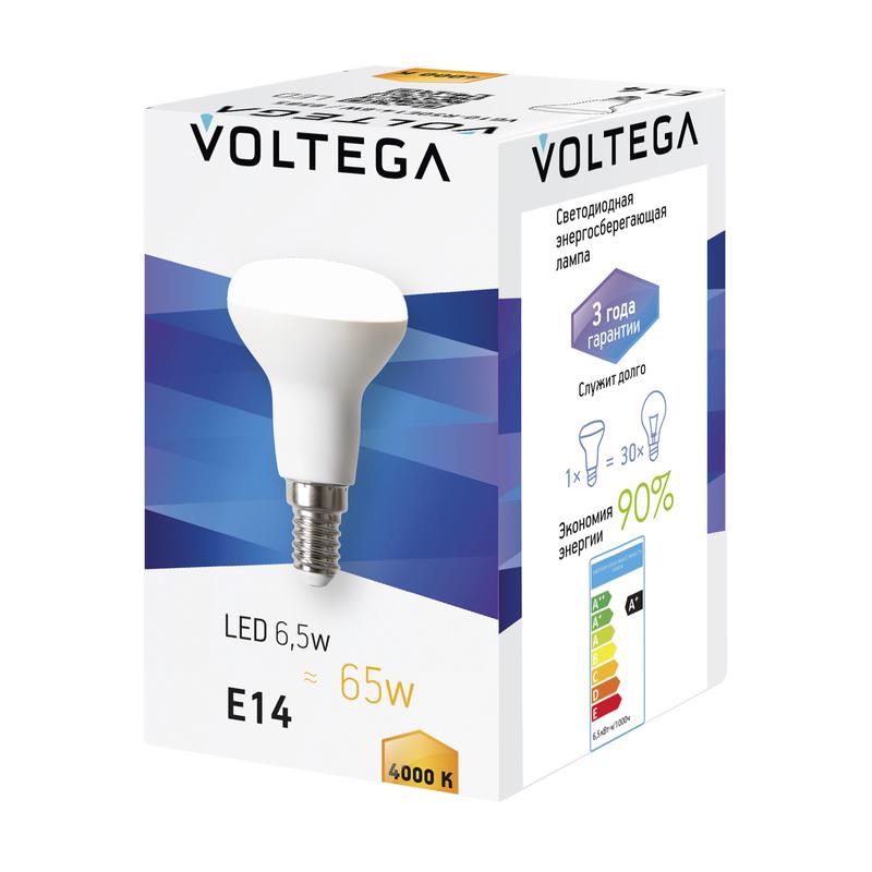 Лампа светодиодная R50 E14 6.5Вт 4000К E14 IP20 Voltega 8585 фото в каталоге от BTSprom.by
