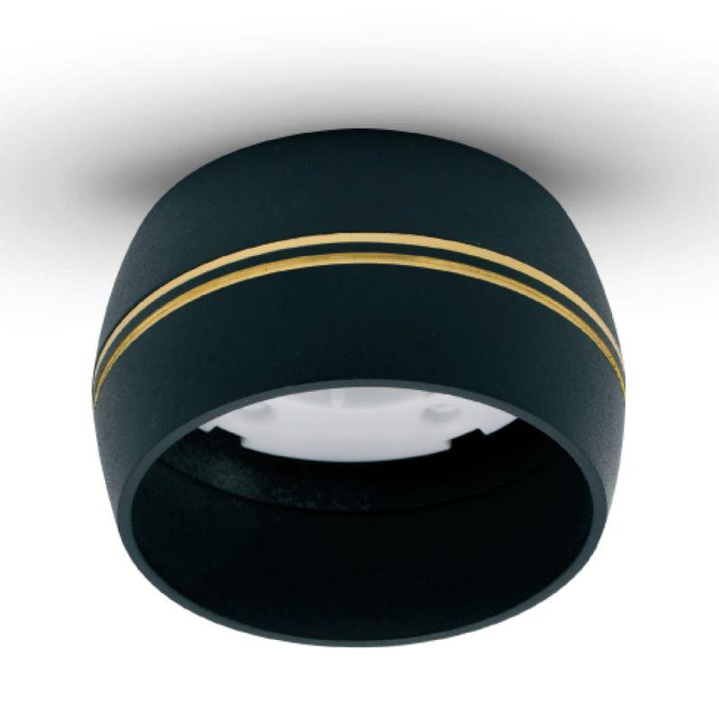 светильник встраиваемый ip20 металлический под лампу gx53 lgx53-03 c02 черн. camelion 15398 от BTSprom.by