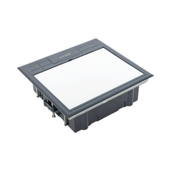  Лючок напольный C-Line 12 с вертикально расположенной приборной рамкой EKF cl-ln-k-12-1 фото в каталоге от BTSprom.by