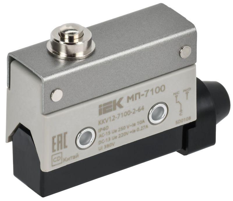 микропереключатель концевой мп-7100 ip40 толкатель iek kkv12-7100-2-64 от BTSprom.by