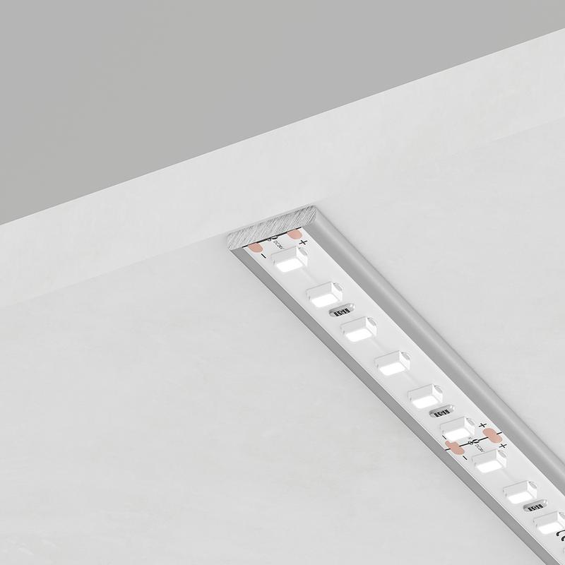 профиль алюминиевый cab285 накладной полоса 12х2мм серебр. 2м feron 48116 от BTSprom.by