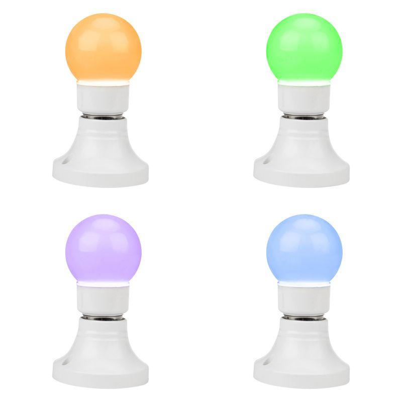 Лампа светодиодная 3Вт шар d50 9LED RGB E27 Neon-Night 405-512 фото в каталоге от BTSprom.by