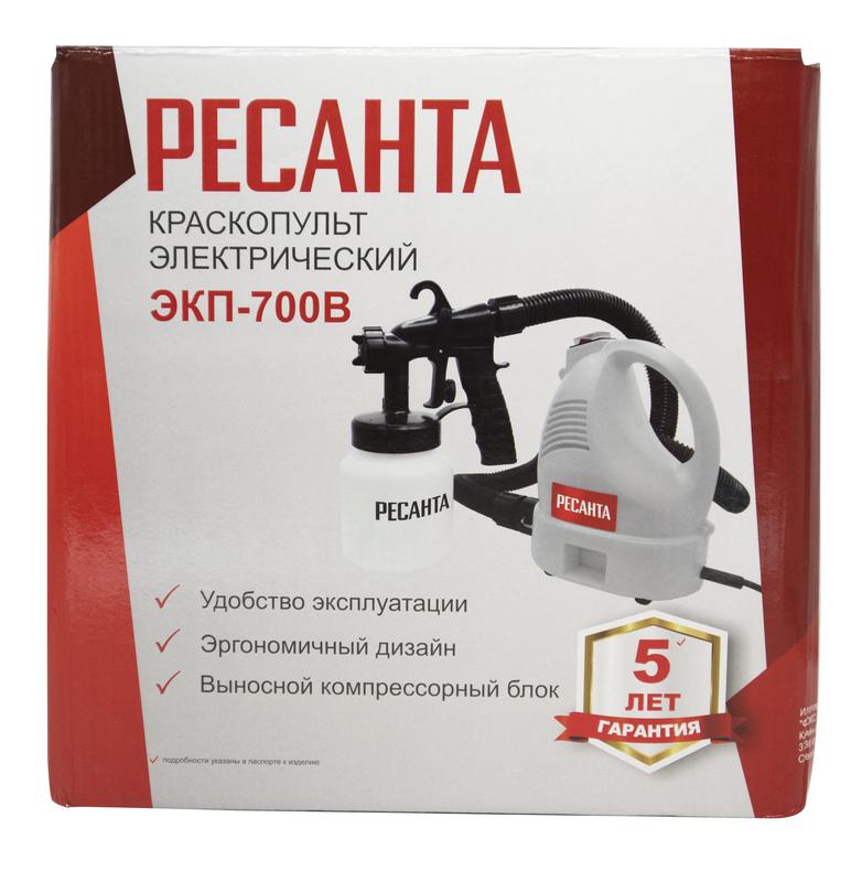  Краскопульт электрический ЭКП-700В Ресанта 75/17/2 фото в каталоге от BTSprom.by