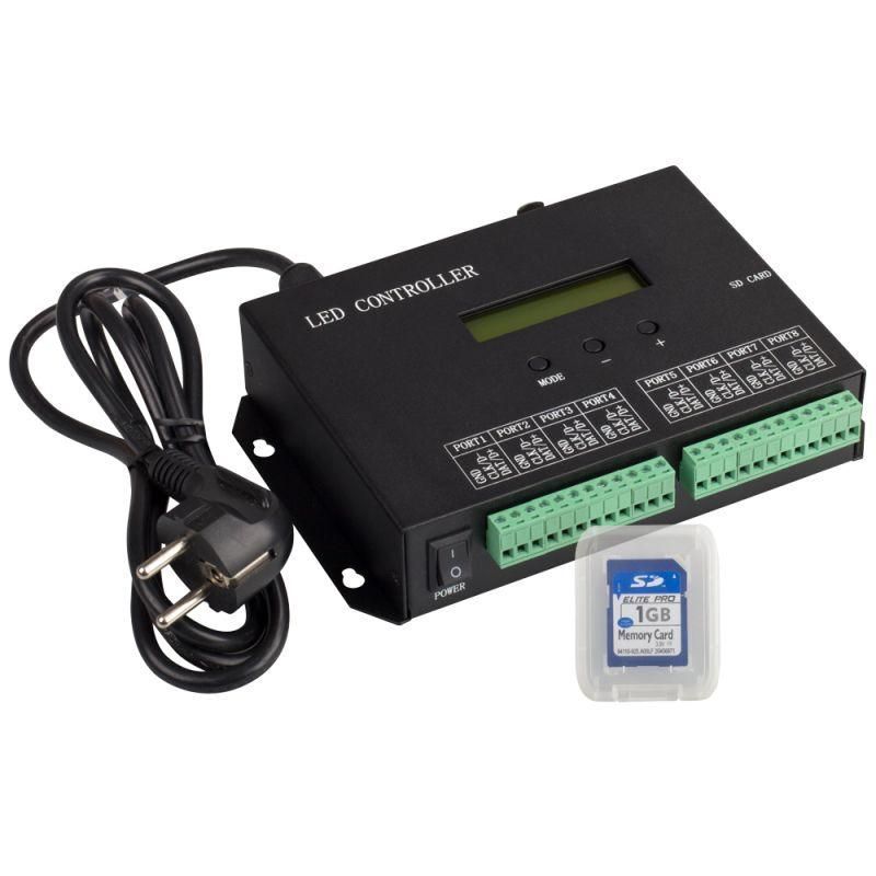 контроллер hx-803sa dmx (8192 pix 220в sd-карта) arlight 019859 от BTSprom.by